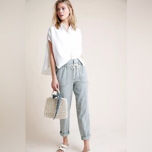 Anthropologie Seashore Striped Pants